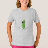 Dill With It Design - 女の子用ベーシックTシャツ Tシャツ (正面)