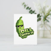 Dill With It Gurke ポストカード (スタンド正面)