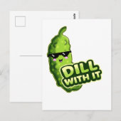 Dill With It Gurke ポストカード (正面/裏面)