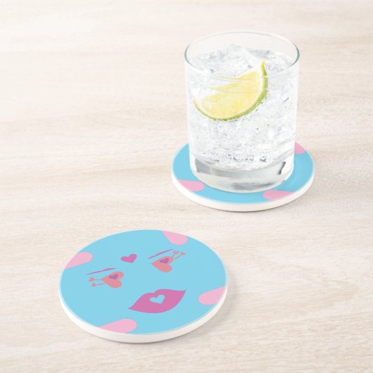 Dilli、青いSponap Coaster.ai コースター (側面)