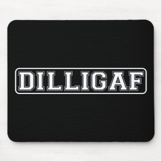 DILLIGAF -おもしろい、"失礼私がA."を与えるように私は見ます マウスパッド