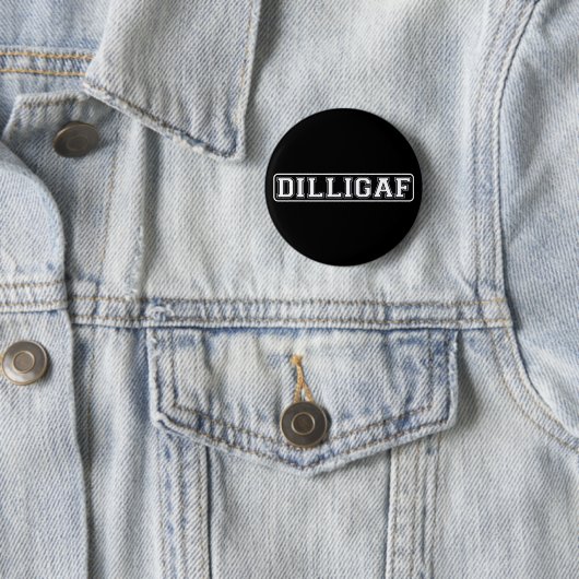 DILLIGAF -おもしろい、"失礼私がA."を与えるように私は見ます 缶バッジ (インサイチュ)