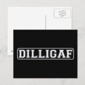 DILLIGAF - おもしろい, Unronose "私は私はAのように見え与えるか。 ポストカード (正面/裏面)