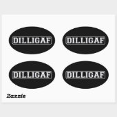 DILLIGAF - おもしろい, Unronose "私は私はAのように見え与えるか。 楕円形シール (シート)
