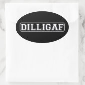 DILLIGAF - おもしろい, Unronose "私は私はAのように見え与えるか。 楕円形シール (バッグ)