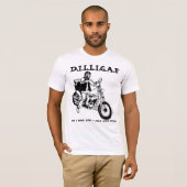 DILLIGAF 私ゴルフして釣りしてるように見えますか? Tシャツ (正面フル)