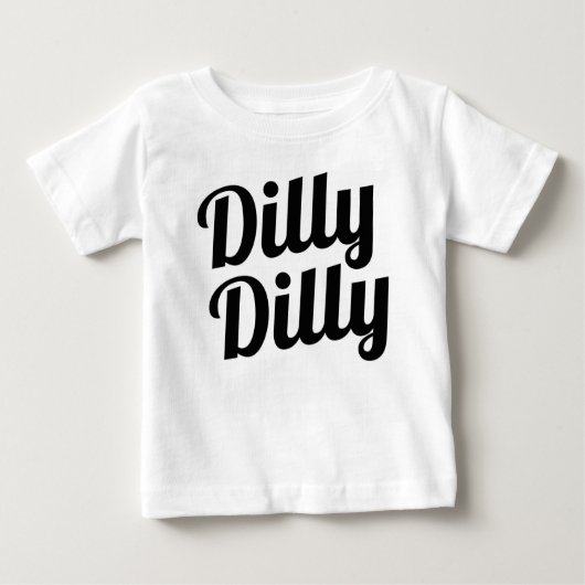 DillyのDillyのベビーのワイシャツ ベビーTシャツ (正面)