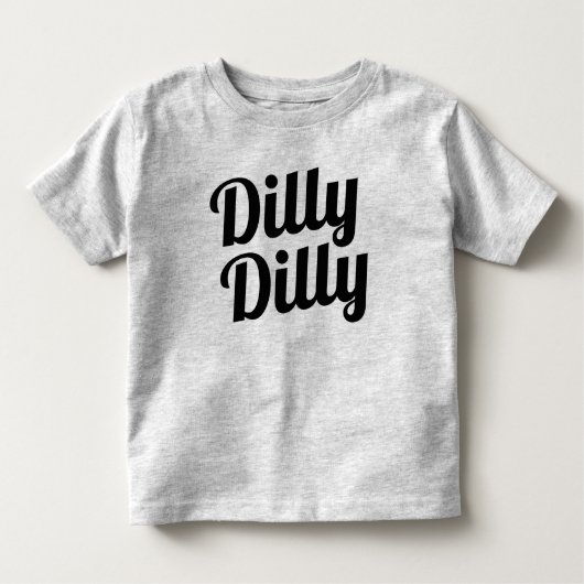 DillyのDillyの幼児のワイシャツ トドラーTシャツ (正面)