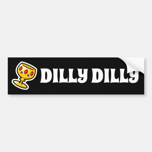 DillyのDilly バンパーステッカー (正面)