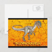 Dilophosaurusのはがき ポストカード (正面/裏面)