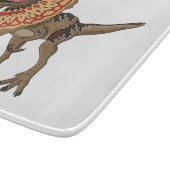 dilophosaurus漫画イラストレーション カッティングボード (角)