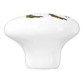 dilophosaurus漫画イラストレーション セラミックノブ (側面)