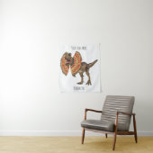 dilophosaurus漫画イラストレーション タペストリー (インサイチュ)