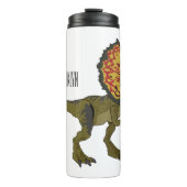 dilophosaurus漫画イラストレーション タンブラー (正面)