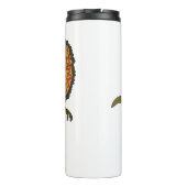 dilophosaurus漫画イラストレーション タンブラー (裏面)