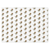 dilophosaurus漫画イラストレーション テーブルクロス (正面(横))