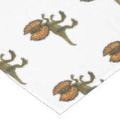 dilophosaurus漫画イラストレーション テーブルクロス (アングル)