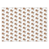 dilophosaurus漫画イラストレーション テーブルクロス (正面(横))