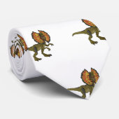 dilophosaurus漫画イラストレーション ネクタイ (ロール)