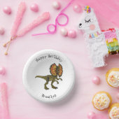 dilophosaurus漫画イラストレーション ペーパーボウル (パーティー)