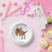 dilophosaurus漫画イラストレーション ペーパーボウル (パーティー)