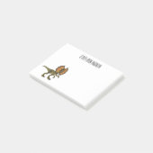 dilophosaurus漫画イラストレーション ポストイット (アングル)