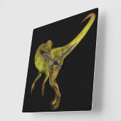 Dilophosaurus スクエア壁時計 (傾斜)