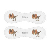 Dilophosaurus cartoon illustration 野球ボール (パネル)