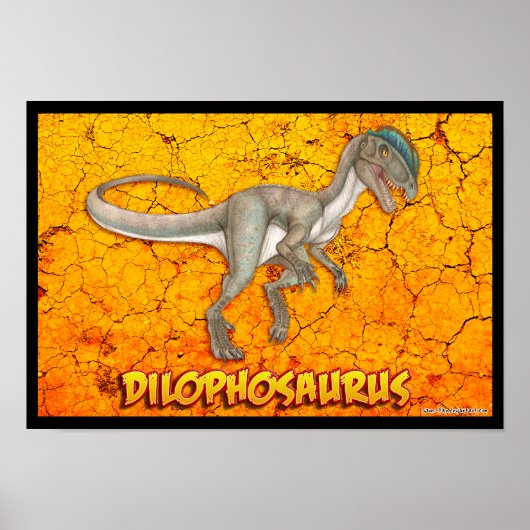 Dilophosaurus deluxe poster ポスター (正面)