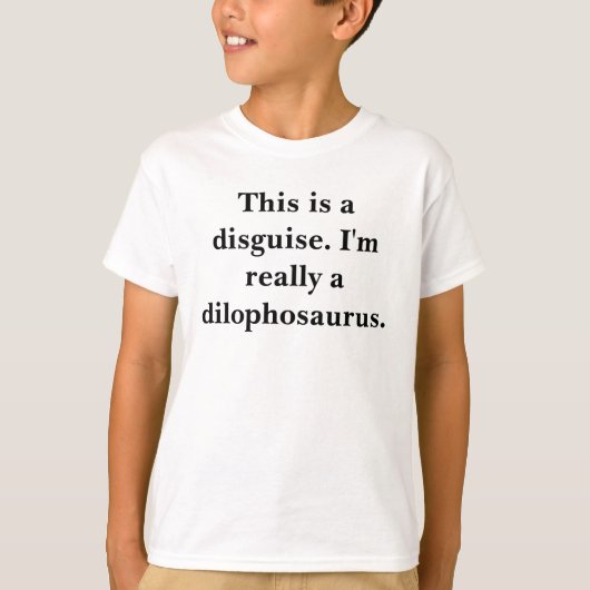 dilophsaurusの衣装 tシャツ (正面)