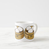 Dim sum漫画イラストレーション エスプレッソカップ (正面右)