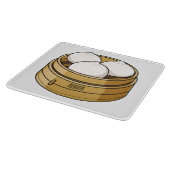 Dim sum漫画イラストレーション カッティングボード (角)