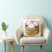 Dim sum漫画イラストレーション クッション (椅子)