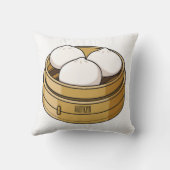 Dim sum漫画イラストレーション クッション (裏面)