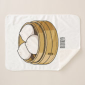 Dim sum漫画イラストレーション シェルパブランケット (正面(横))