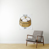 Dim sum漫画イラストレーション タペストリー (インサイチュ)