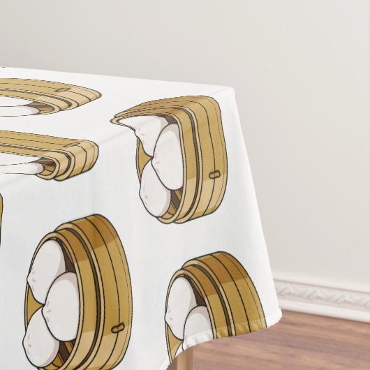 Dim sum漫画イラストレーション テーブルクロス (インサイチュ)