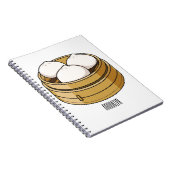 Dim sum漫画イラストレーション ノートブック (右側)