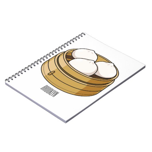 Dim sum漫画イラストレーション ノートブック (左側)