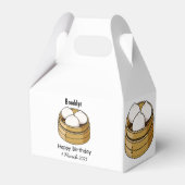 Dim sum漫画イラストレーション フェイバーボックス (裏面サイド)