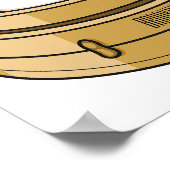 Dim sum漫画イラストレーション ポスター (角)