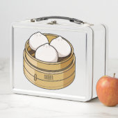 Dim sum漫画イラストレーション メタルランチボックス (インサイチュ)