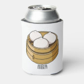 Dim sum漫画イラストレーション 缶クーラー (缶裏面)