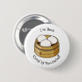 Dim sum漫画イラストレーション 缶バッジ (正面&裏面)