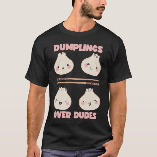 Dim Sum餃子Dudes Xiaolongbao Dim Sum Tシャツ (正面)
