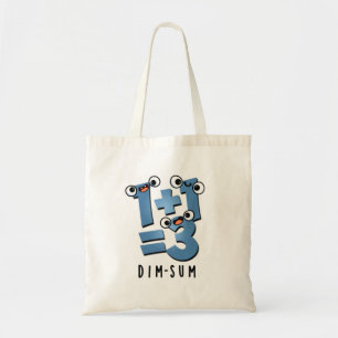 Dim Sum Funny Math Food Pun トートバッグ