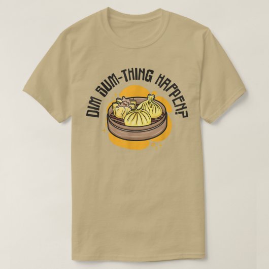 dim sumsアジア料理グルメフードプンアシ中国のー tシャツ (デザイン正面)