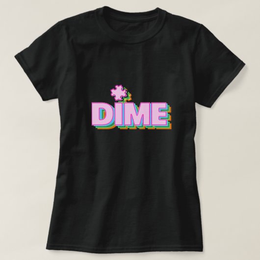 DimeピースTシャツ Tシャツ (デザイン正面)
