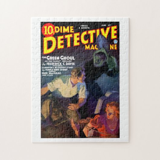 Dime Detective Magazine （1935年6月） ジグソーパズル (縦)