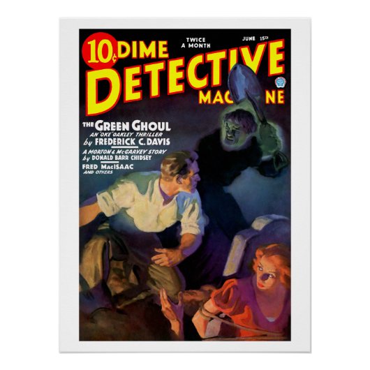 Dime Detective Magazine （1935年6月） ポスター (正面)